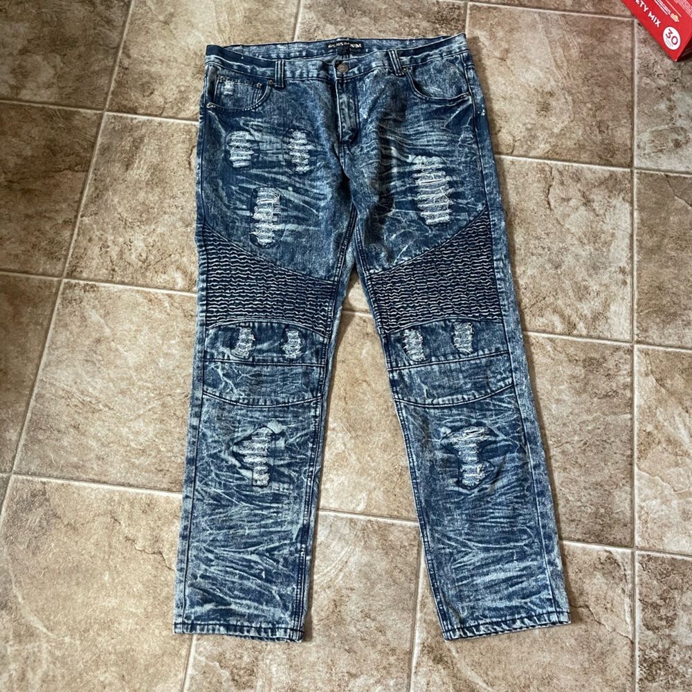 Mens Biker Jeans